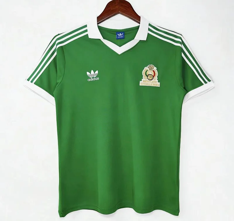 replica soccer jerseys - wholesale 1986 mexico home game replica soccer jerseys