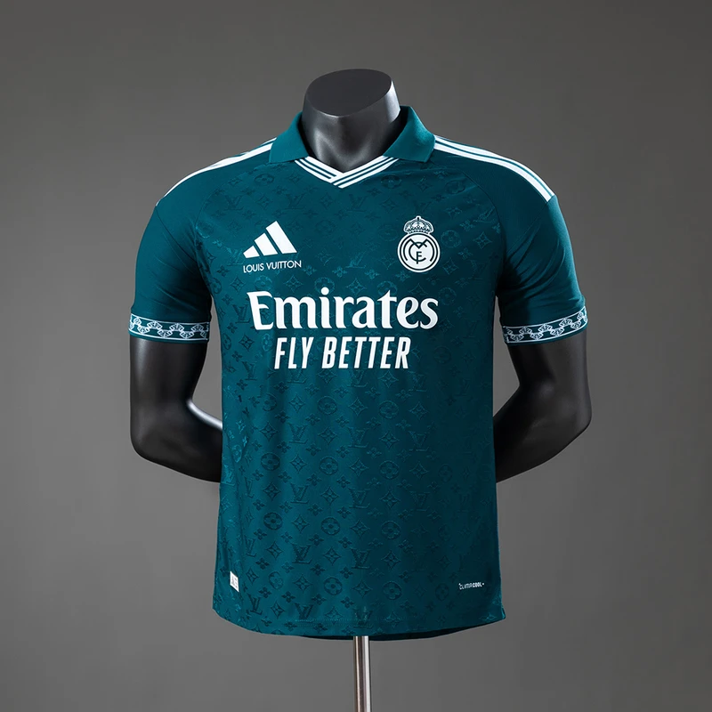 replica soccer shirts - wholesale real madrid 2026/27 special edition dark green player version jersey