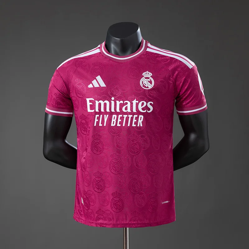 replica soccer shirts - wholesale real madrid 2026/27 special edition player version rose red jersey